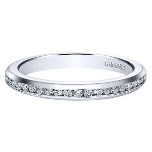 Gabriel 14 Karat Straight Matching Wedding Band WB8295W44JJ