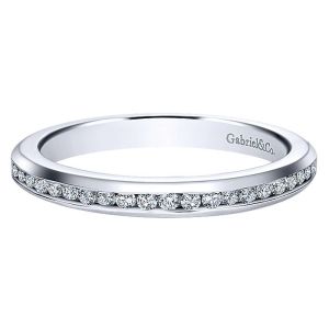 Gabriel 14 Karat Straight Matching Wedding Band WB8295W44JJ