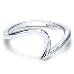 Gabriel 14 Karat Curved Matching Wedding Band WB9073W4JJJ