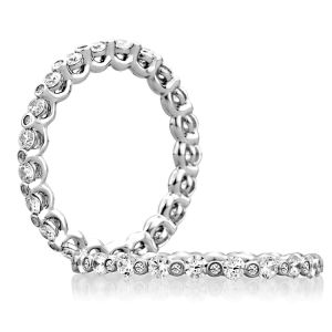 A.JAFFE 18 Karat Diamond Wedding Ring / Band WR0837