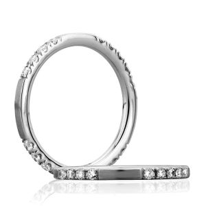A.JAFFE Platinum Diamond Wedding Ring / Band WR0845