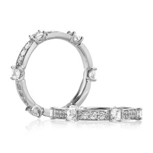 A.JAFFE Platinum Diamond Wedding Ring / Band WR0853