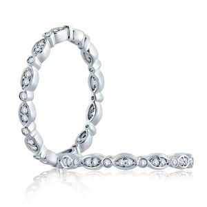 A.JAFFE Platinum Seasons of Love Diamond Stackable Ring WR1045