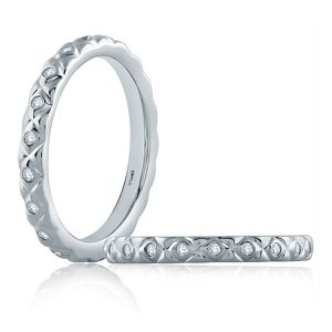 A.JAFFE 14 Karat Classic Diamond Wedding / Anniversary Ring WR1051Q