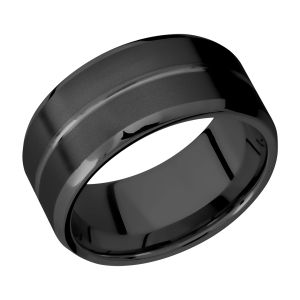 Lashbrook Z10B11U Zirconium Wedding Ring or Band