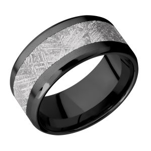 Lashbrook Z10B16(NS)/METEORITE Zirconium Wedding Ring or Band