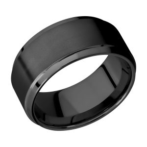 Lashbrook Z10B(S) Zirconium Wedding Ring or Band