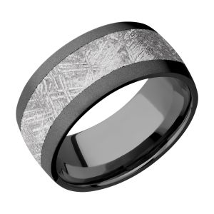 Lashbrook Z10D16/METEORITE Zirconium Wedding Ring or Band
