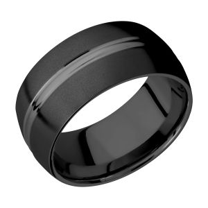 Lashbrook Z10DD Zirconium Wedding Ring or Band