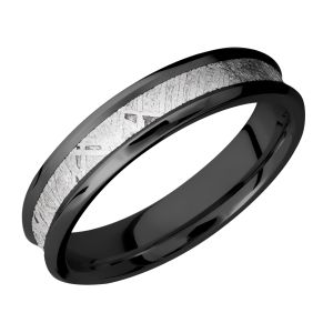 Lashbrook Z5CB13/Meteorite Zirconium Wedding Ring or Band