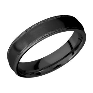 Lashbrook Z5DMIL Zirconium Wedding Ring or Band