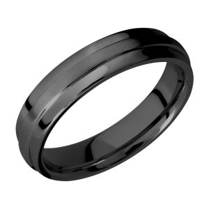 Lashbrook Z5FGEW Zirconium Wedding Ring or Band