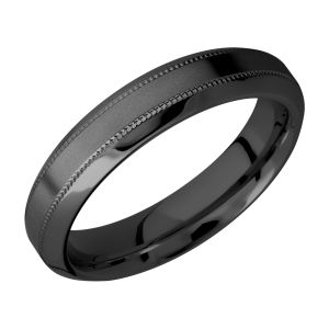 Lashbrook Z5HB2UMIL Zirconium Wedding Ring or Band