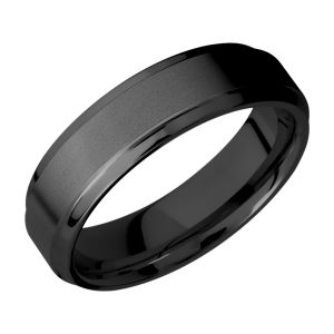 Lashbrook Z6B(S) Zirconium Wedding Ring or Band