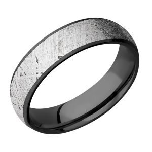 Lashbrook Z6D15/METEORITE Zirconium Wedding Ring or Band