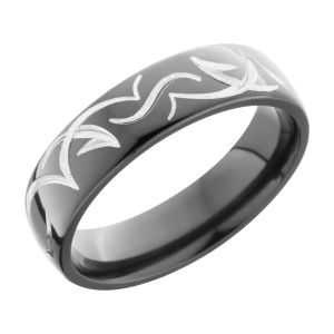 Lashbrook Z6D/TRIB Zirconium Wedding Ring or Band