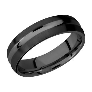 Lashbrook Z6DC Zirconium Wedding Ring or Band