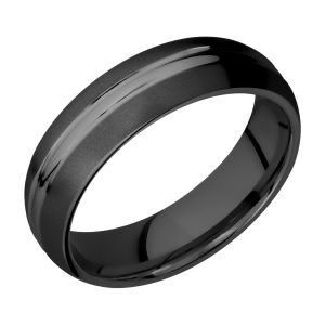 Lashbrook Z6DD Zirconium Wedding Ring or Band