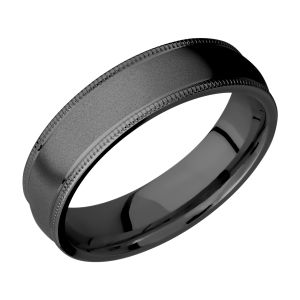 Lashbrook Z6DMIL Zirconium Wedding Ring or Band