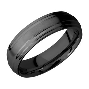 Lashbrook Z6F2S Zirconium Wedding Ring or Band