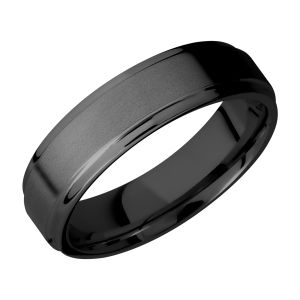 Lashbrook Z6FGE Zirconium Wedding Ring or Band