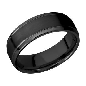 Lashbrook Z7B(S) Zirconium Wedding Ring or Band