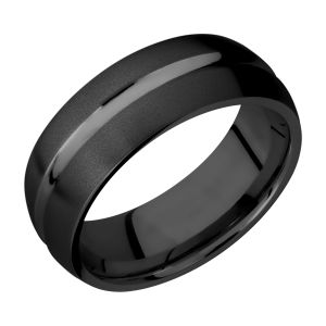 Lashbrook Z8DC Zirconium Wedding Ring or Band