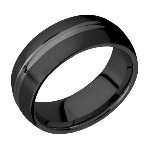 Lashbrook Z8DD Zirconium Wedding Ring or Band