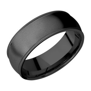 Lashbrook Z8DMIL Zirconium Wedding Ring or Band