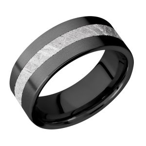 Lashbrook Z8F13/Meteorite Zirconium Wedding Ring or Band