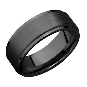 Lashbrook Z8FGE Zirconium Wedding Ring or Band