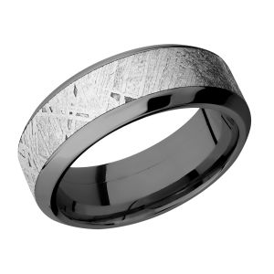 Lashbrook Z8HB15/Meteorite Zirconium Wedding Ring or Band