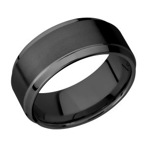 Lashbrook Z9B(S) Zirconium Wedding Ring or Band