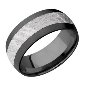 Lashbrook Z9D15/Meteorite Zirconium Wedding Ring or Band