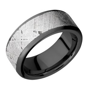 Lashbrook Z9F17/Meteorite Zirconium Wedding Ring or Band
