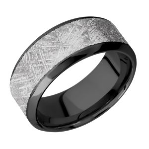Lashbrook Z9HB16/Meteorite Zirconium Wedding Ring or Band