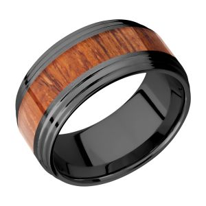 Lashbrook Z10F2S15/HARDWOOD Zirconium Wedding Ring or Band