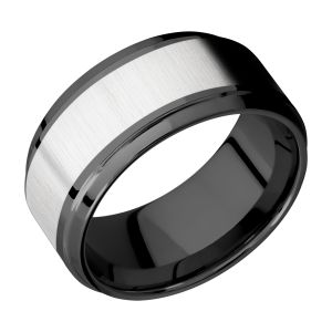 Lashbrook ZPF8B14(S)/TITANIUM Zirconium Wedding Ring or Band | TQ