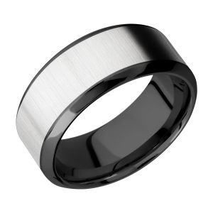 Lashbrook ZPF9HB16/COBALT Zirconium Wedding Ring or Band
