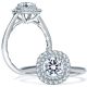 A.JAFFE Platinum Classic Engagement Ring ME1864Q