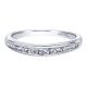 Gabriel 14 Karat Contemporary Wedding Band WB10078W44JJ