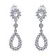 Gabriel Fashion 14 Karat Lusso Diamond Drop Earrings EG9892W45JJ