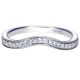 Gabriel 14 Karat Contemporary Wedding Band WB8588W44JJ