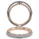 Verragio Couture-0450WSB-TT 14 Karat Wedding Ring / Band