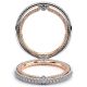 Verragio Couture-0451WSB-TT 14 Karat Wedding Ring / Band