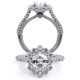 Verragio Couture-0480OV Platinum Engagement Ring