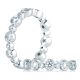 A.JAFFE Metropolitan Collection 18 Karat Diamond Wedding Ring WR0860 / 106