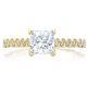 Tacori 200-2PR55Y 18 Karat Sculpted Crescent Engagement Ring