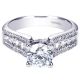 Gabriel 14 Karat Contemporary Engagement Ring ER3952W44JJ