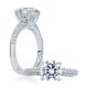 A.JAFFE Platinum Signature Engagement Ring MES669